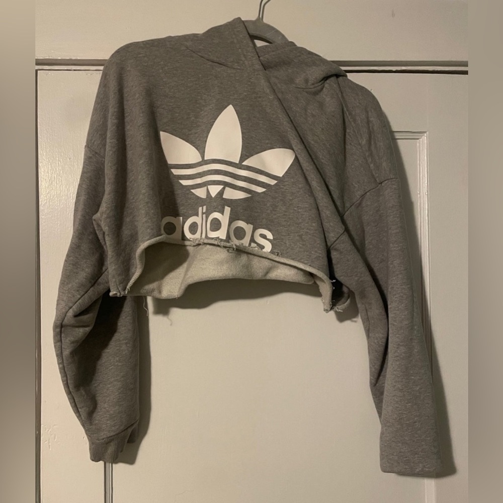 Cropped Adidas Hoodie